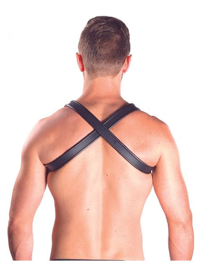 Mister B Leather X-Back Harness Premium Black