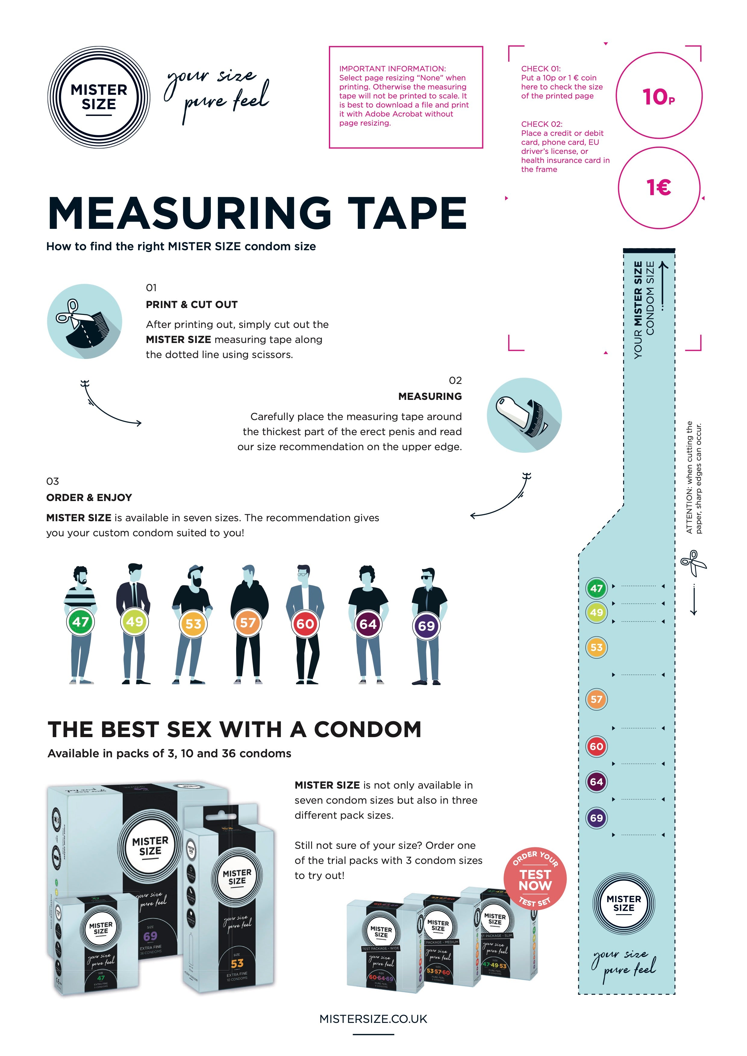 Mister Size - 69 mm (3 Condoms)