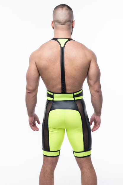 Singlet "ENEA" Yellow Fluo/Black