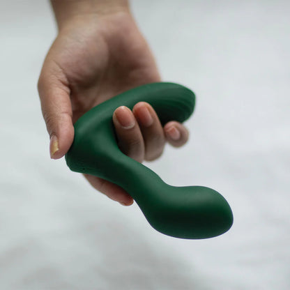 "Birch" Vibrating Prostate Massager Emerald Green