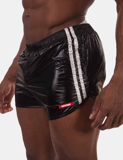 Shorts "Kalimo" Metallic Black/Silver