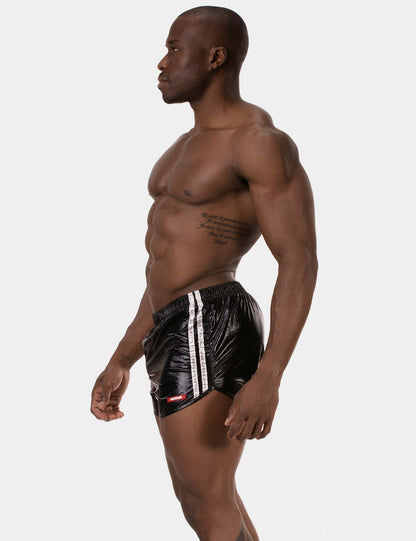 Shorts "Kalimo" Metallic Black/Silver