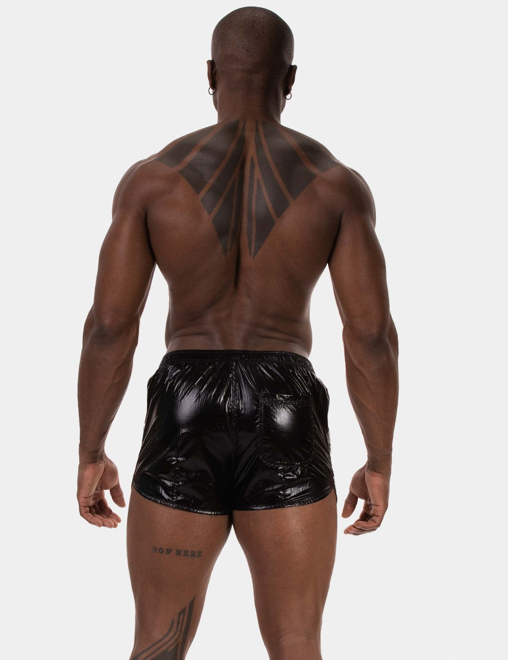 Shorts "Kalimo" Metallic Black/Silver