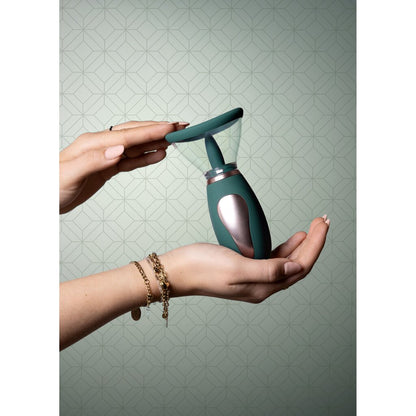 Boost Rechargeable Vulva and Breast Pump Green