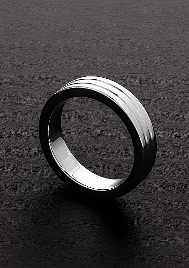 Ribbed Cockring Stainless Steel