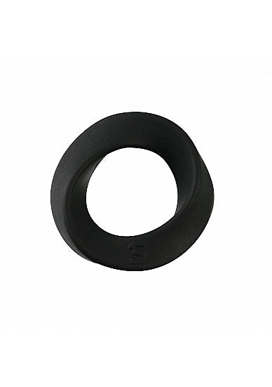 Endless Cockring Silicone Black