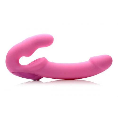 Silicone Strapless Strap On "Urge " with Remote control Pink