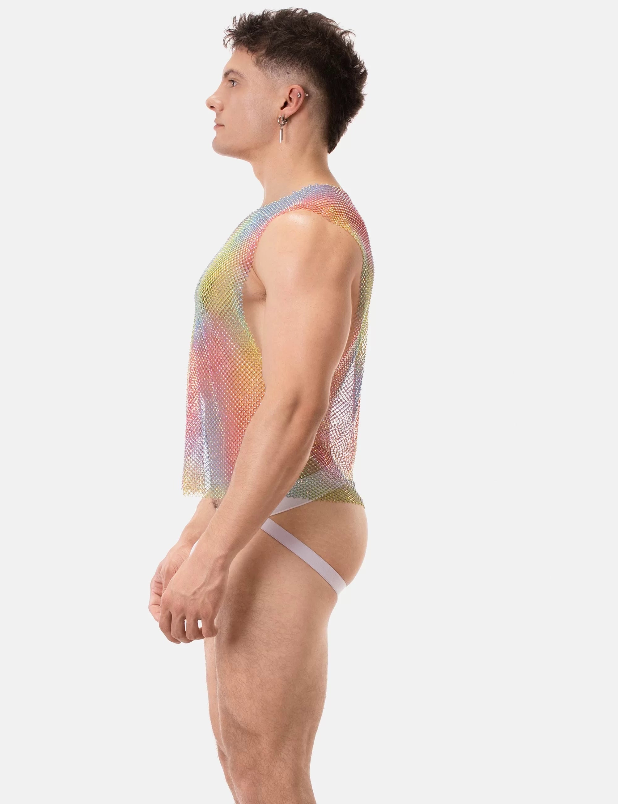 Shiny Tank Top "Bling" Multicolor