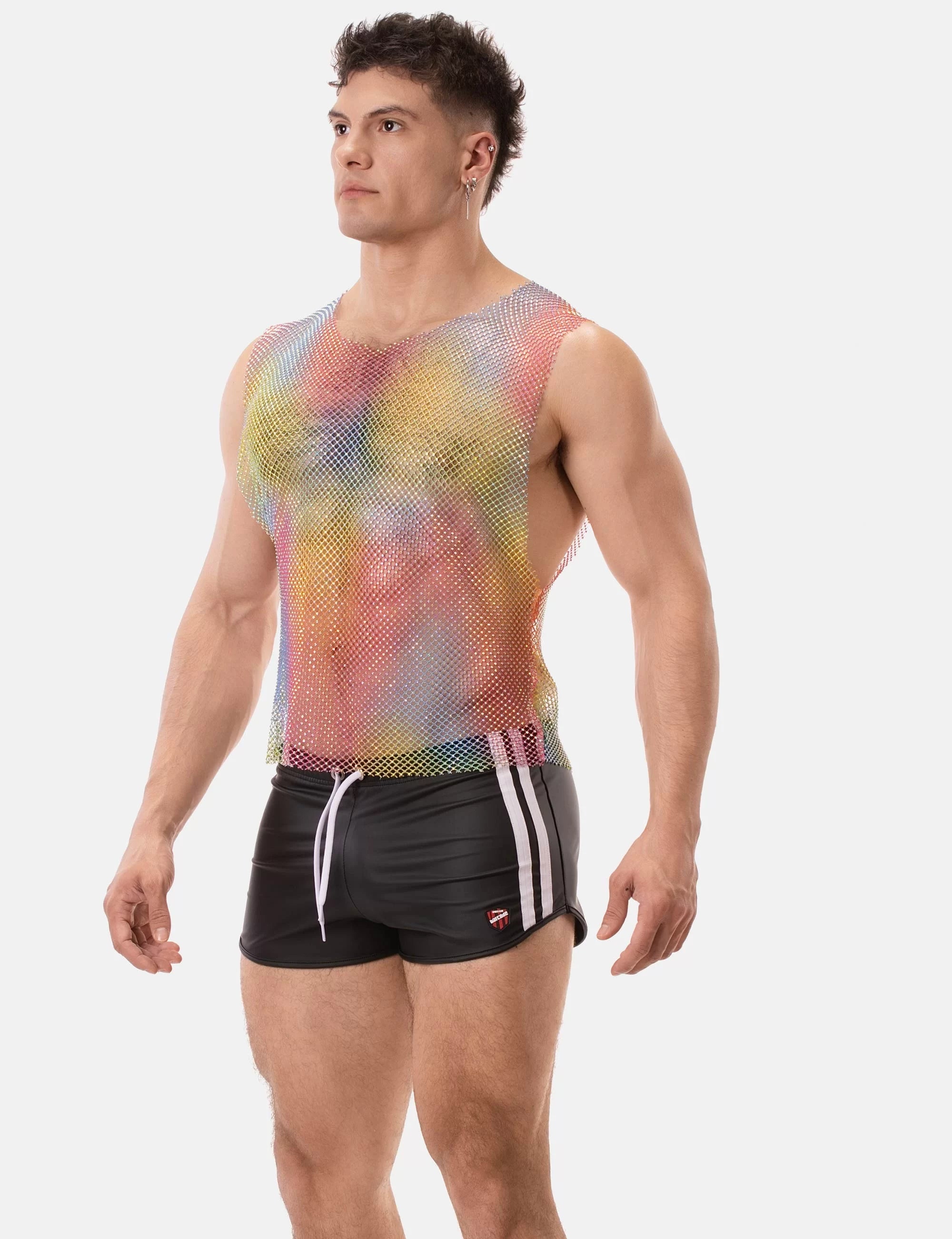 Shiny Tank Top "Bling" Multicolor