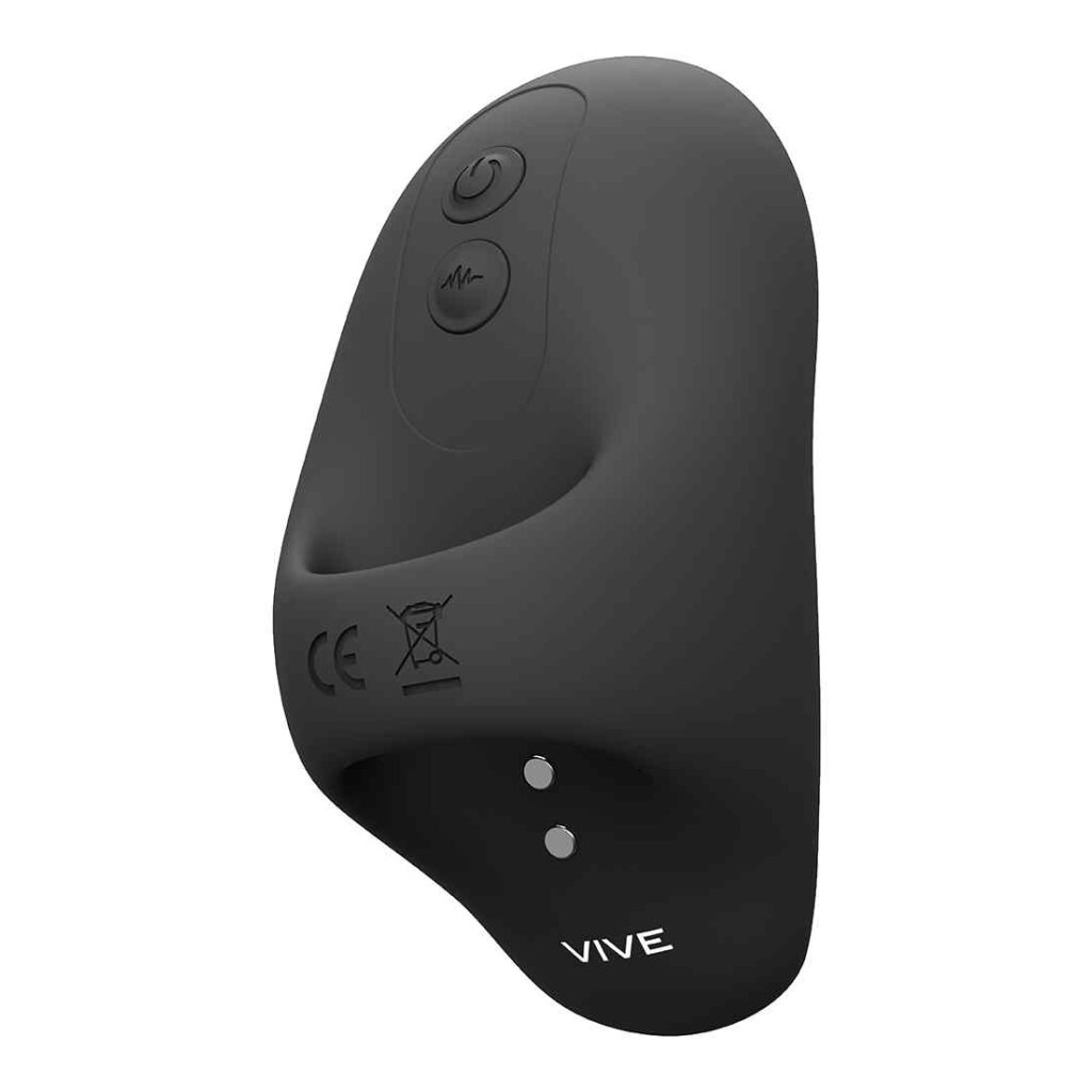 Pulse Wave Finger Vibrator Black
