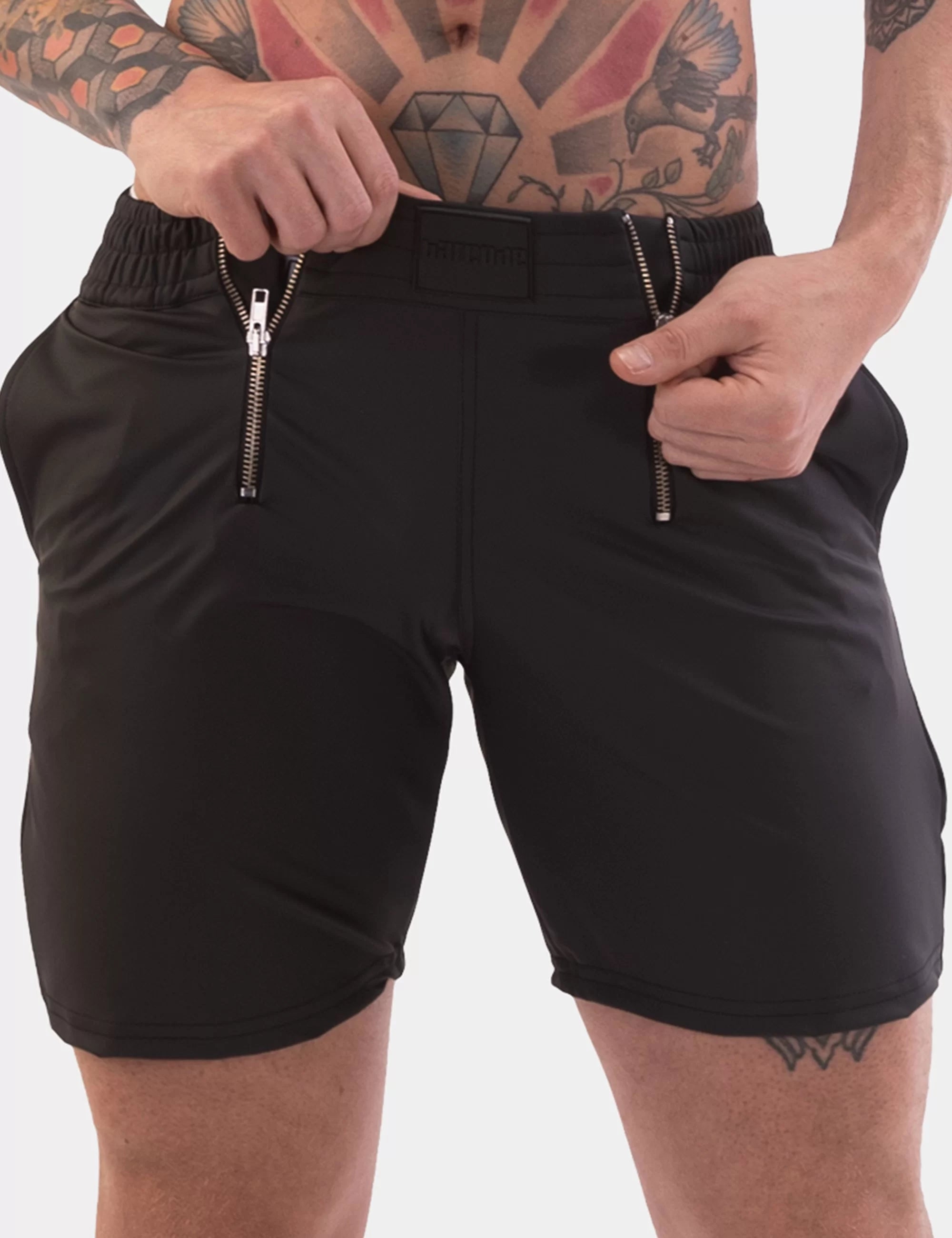Zipper Short "Doraf" Black
