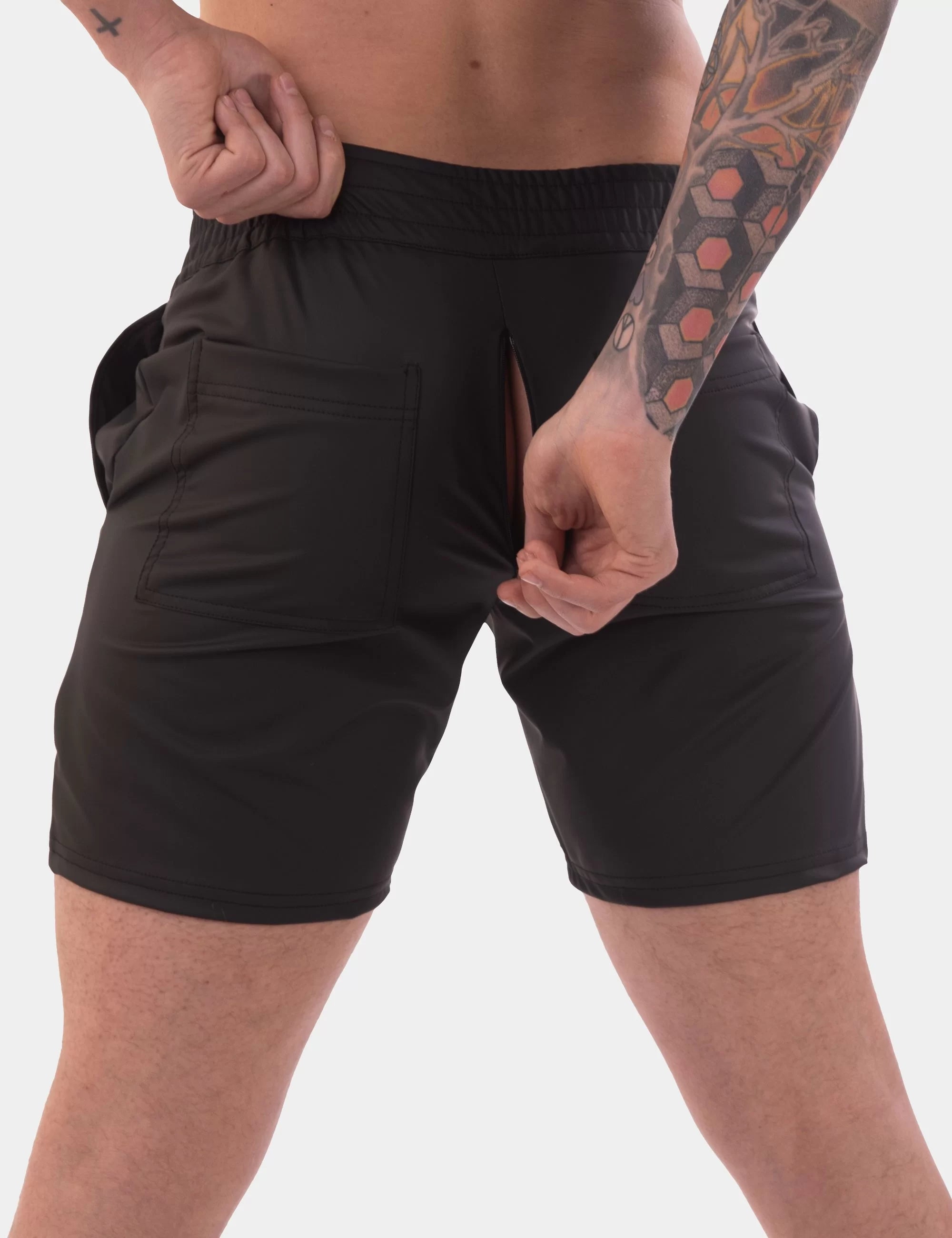 Zipper Short "Doraf" Black