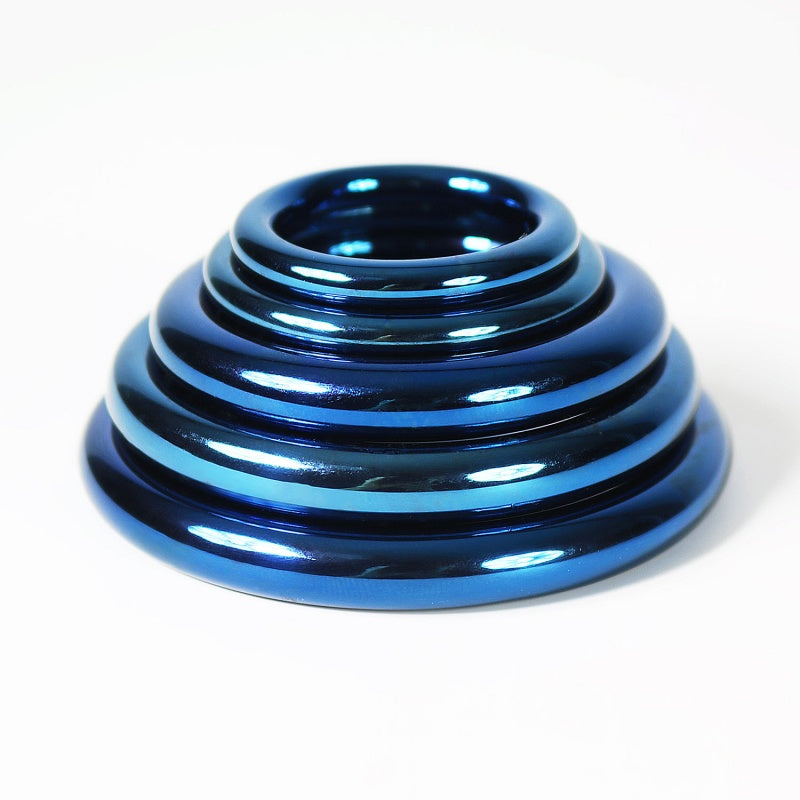 Blue Anodized Steel Cock Ring