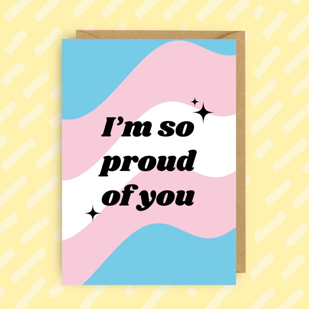 Trans Coming Out Congratulations Card | LGBT | LGBTQIA