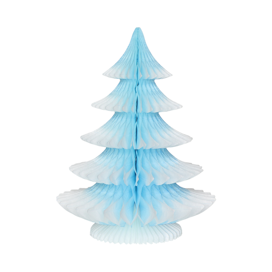 *Christmas* Snow Tip Christmas Tree 25cm Ice Blue