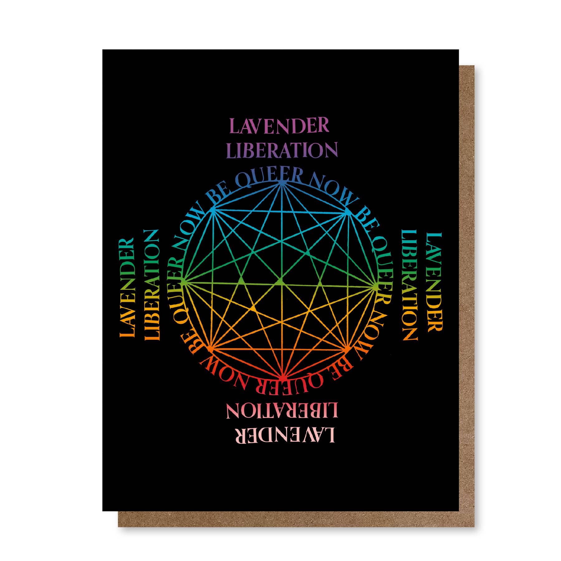 Be Queer Now | Greeting Card