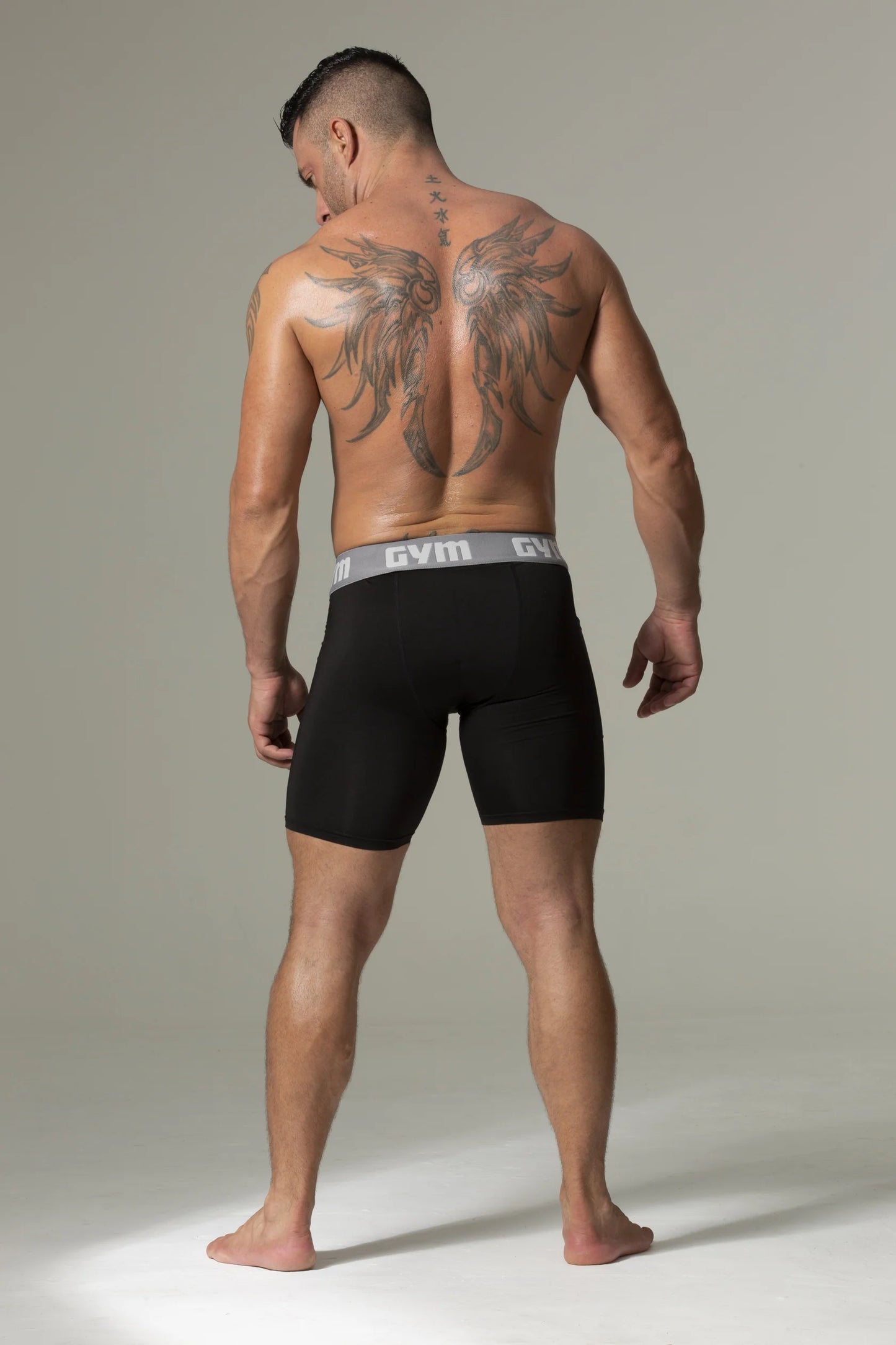 GYM Compression Shorts with Small Phone Pocket