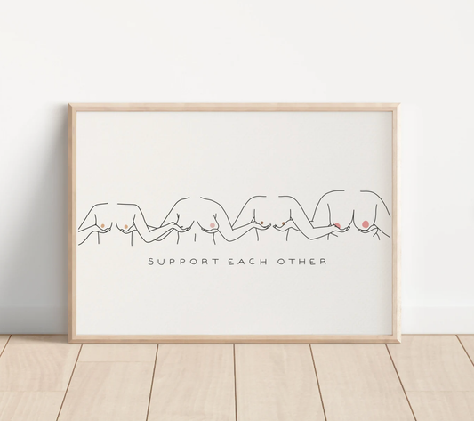 Support Each Other Art Print