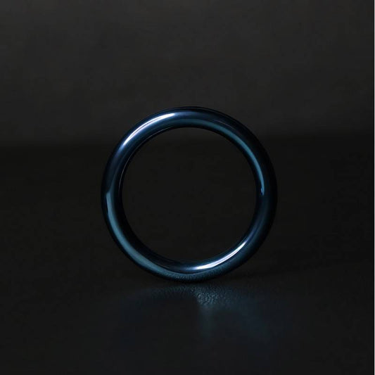 Blue Anodized Steel Cock Ring