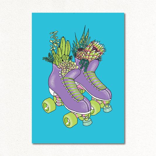 Succulent Skate: Aqua / A5