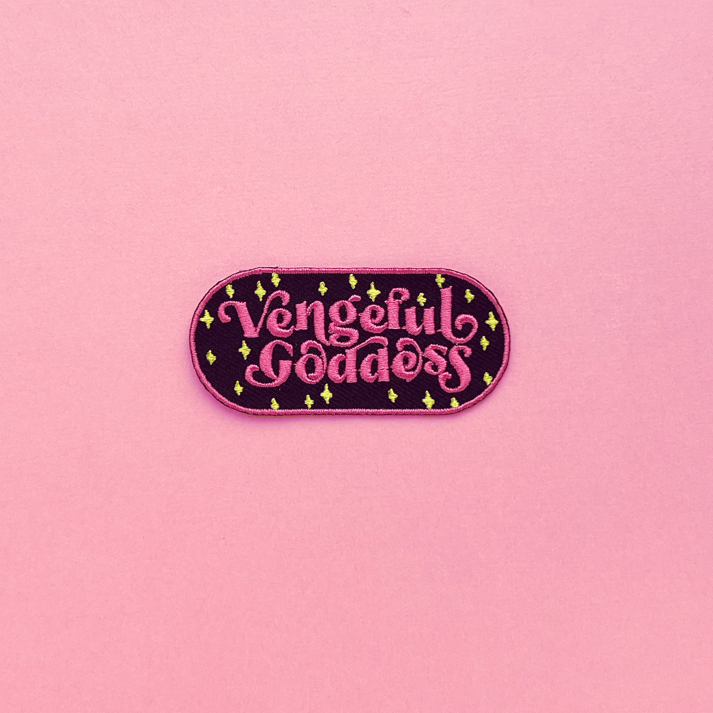 Vengeful Goddess - Feminist Funny Empower Embroidered Patch