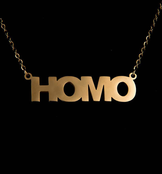 "HOMO" - 18kt Gold Plated
