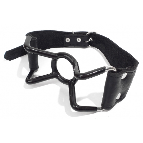 Spider Gag Steel with Leather Strap