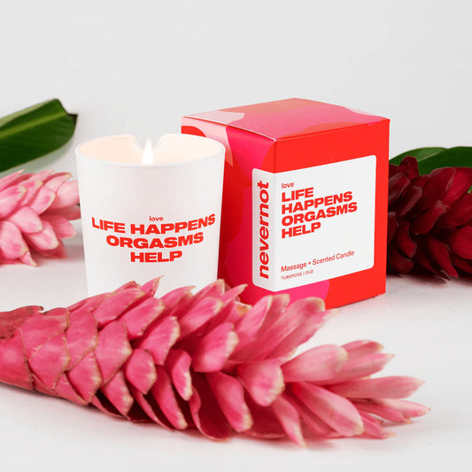 Love Massage Candle: Life Happens, Orgasms Help