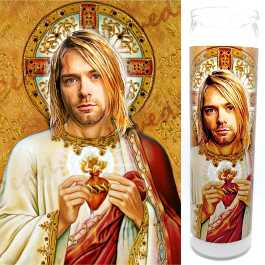 St. Kurt Cobain Prayer Candle