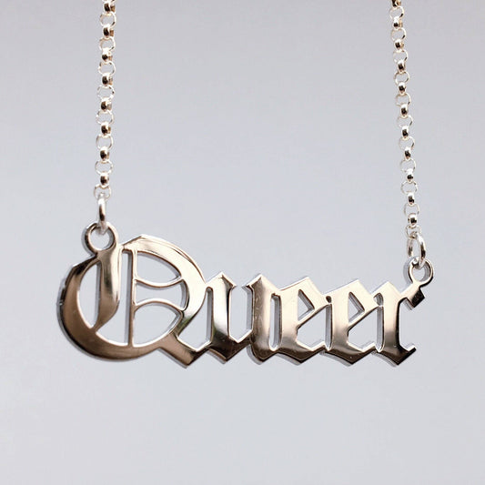 Queer Nameplate Necklace