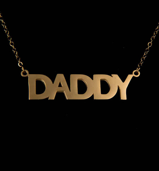 "DADDY" - 18kt Gold Plated