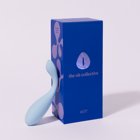 Kit | Internal & Clitoral Vibrator (Clear Sky Blue)