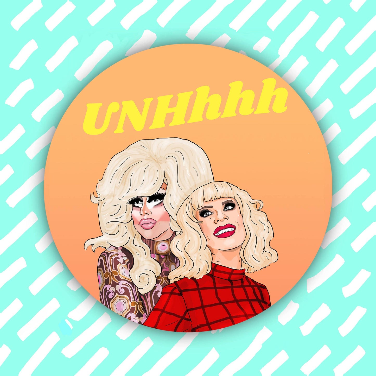 Trixie and Katya coaster | LGBT | Queer | Drag Queen