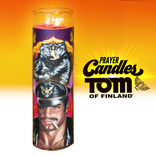 Tom of Finland "Leather Daddy" Prayer Candle Gay Queer LGBT