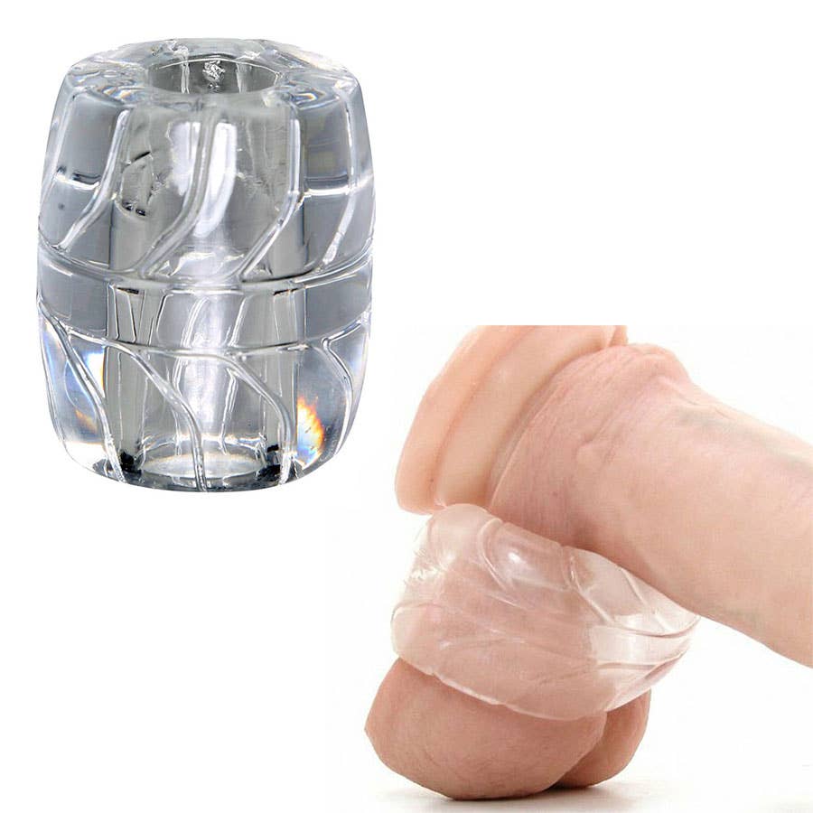 Clear TPR 2 Inch Soft Ball Stretcher Ring for Testicles