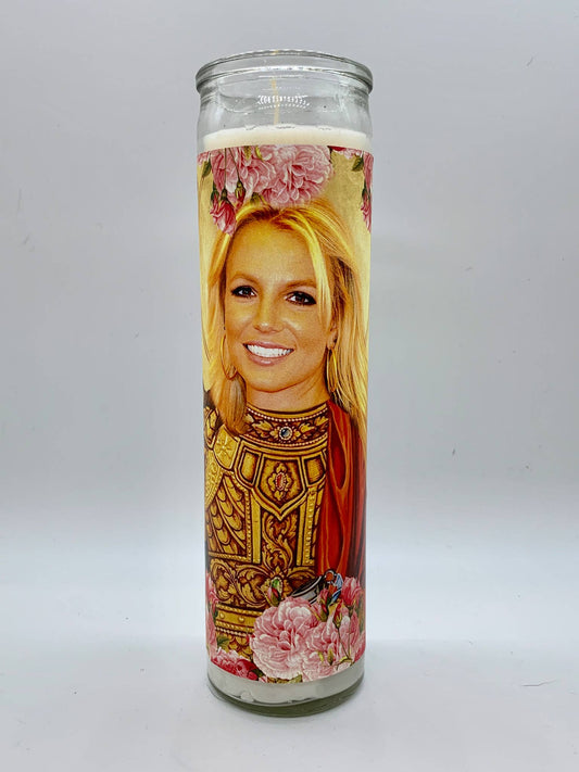 Saint Princess of Pop Britney Candle