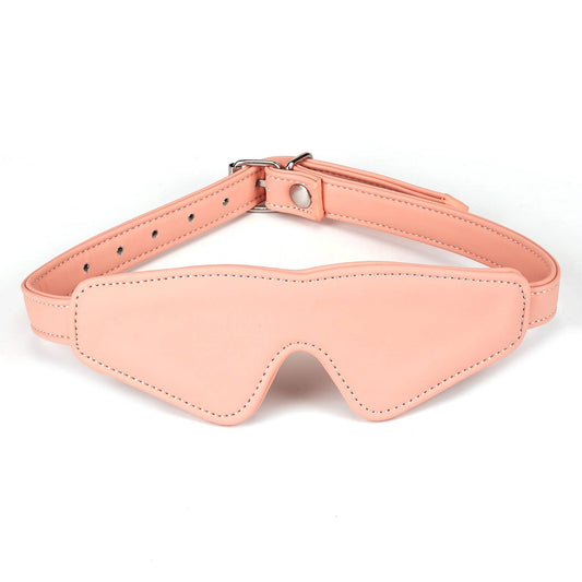 Pink organosilicone PU blindfold