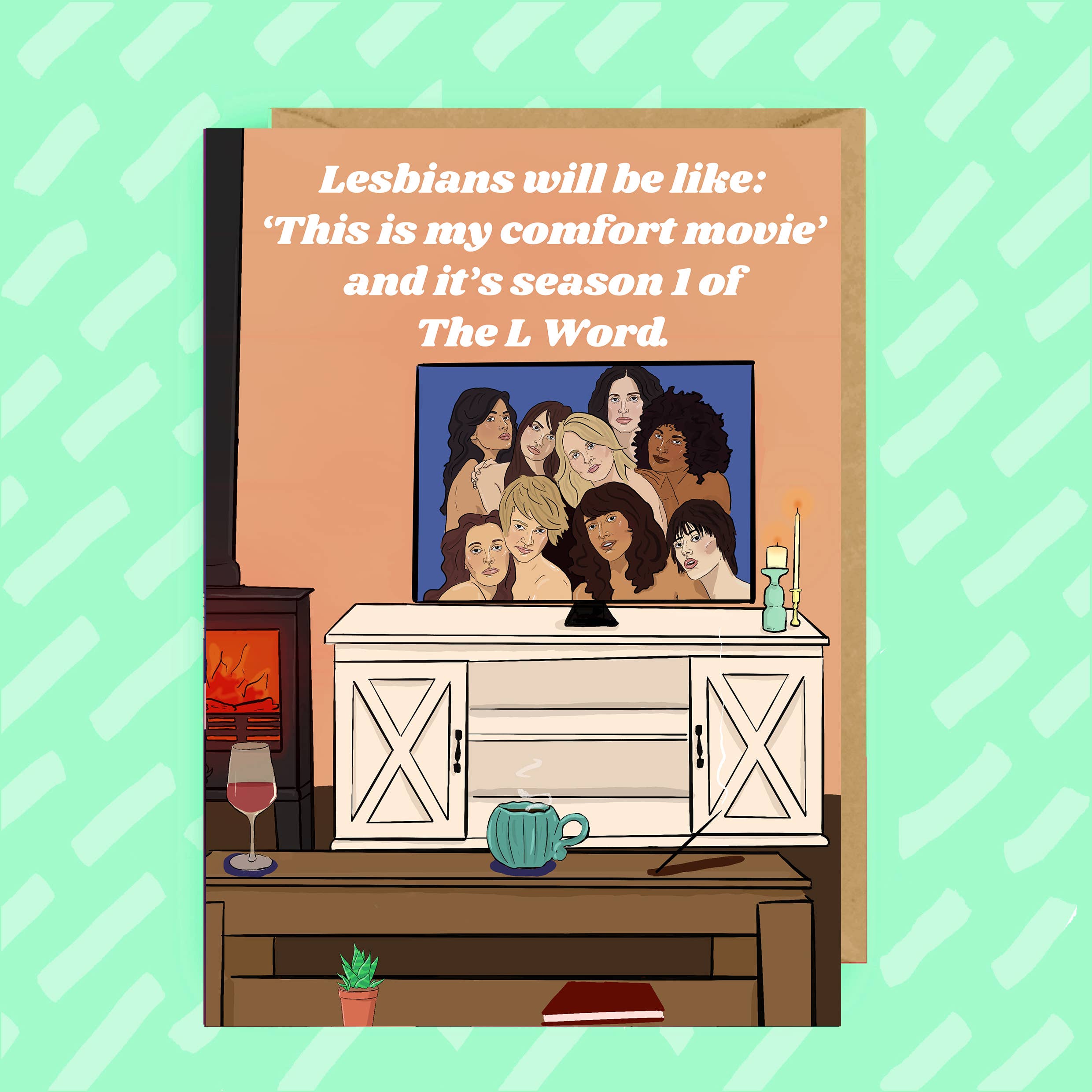 The L word card | Gen Q | Bette Porter | Shane McCutcheon