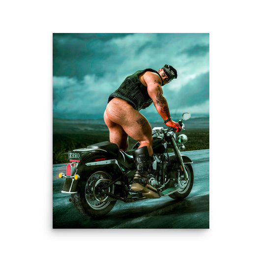 Astra Zero “Gay Vampire Biker Gang” Print 30 x 40 cm