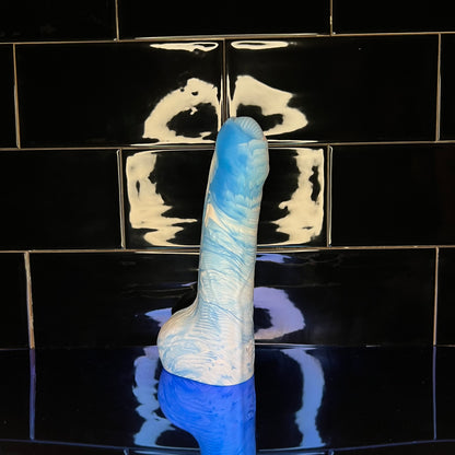 Sean Realistic Platinum Silicone Dildo Small Uncut