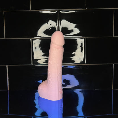 Sean Realistic Platinum Silicone Dildo Small Uncut