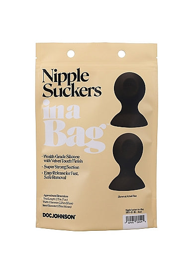Nipple Suckers In a Bag Black