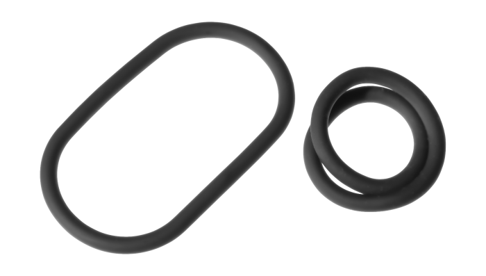 Thin Wrap Ring 9" Cockring Black